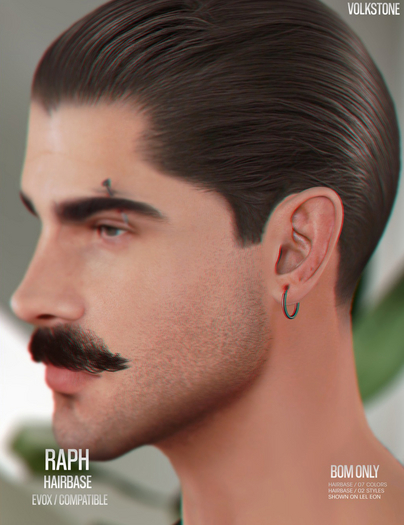 Volkstone Raph Hairbase / Pack Black (B)