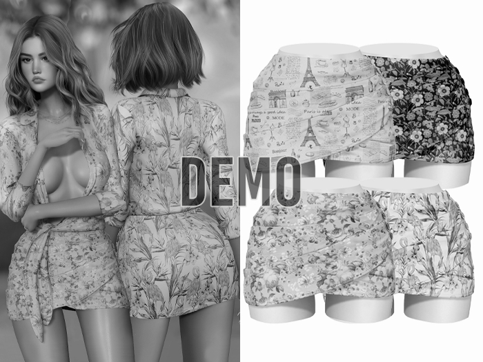 -[ vagrant ]- Isabella Skirt - Vintage Pattern DEMO