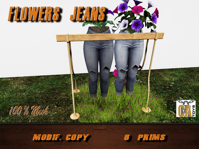 [CA] Flowers  Jeans