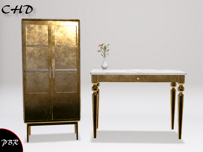 [CHD] Desk A14 & Cabinet A07