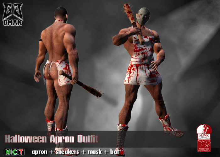 [GMan] HW - Halloween Apron Outfit - Slink