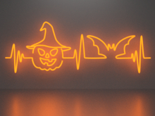 Pumpkin Halloween 9 neon sign Full Permission