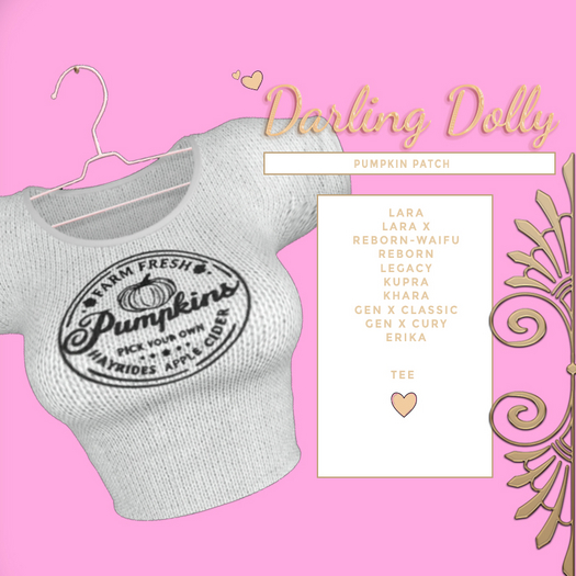 ::Darling Dolly::Overall Top(Pumpkin patch) (add)