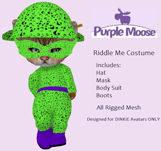 [PM]Purple Moose - Riddle Me Dinkie Costume