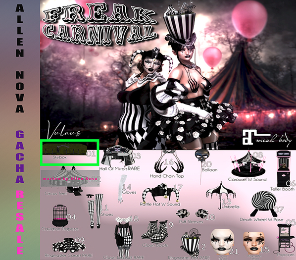 01. Freak Carnival Skybox - VULNUS - SALE
