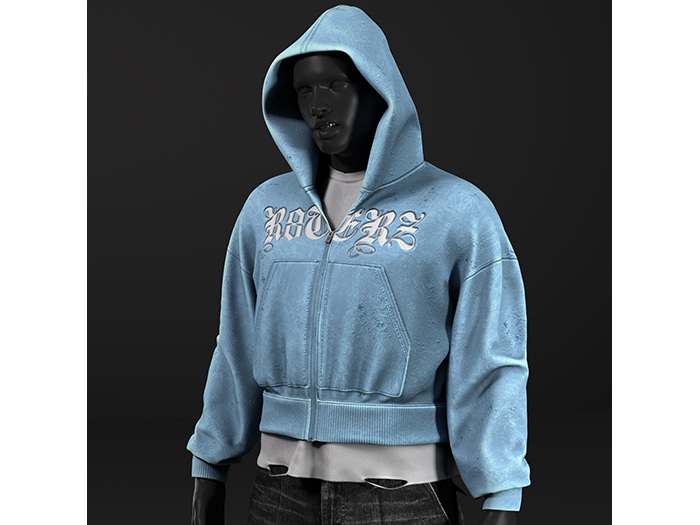 [R8TERZ] Rave Set Sky Hoodie (Up)