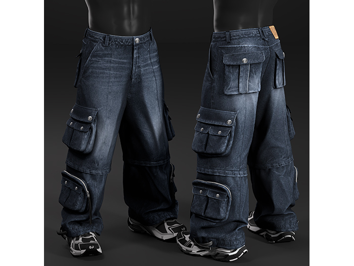 [R8TERZ] Rave Set Blue Jeans