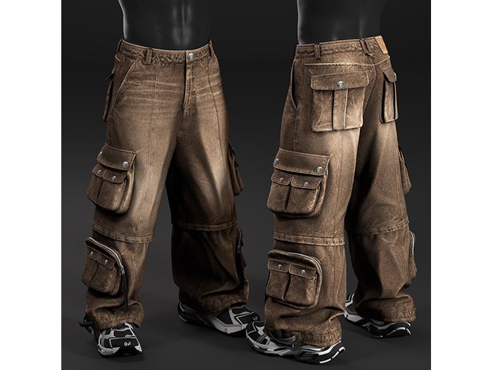 [R8TERZ] Rave Set Khaki Jeans