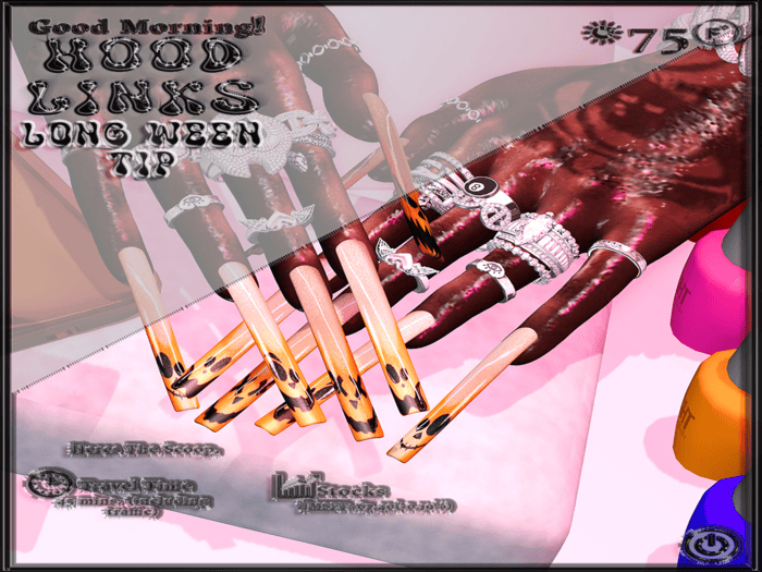 {HOODLINKS}LONG WEEN TIP SET