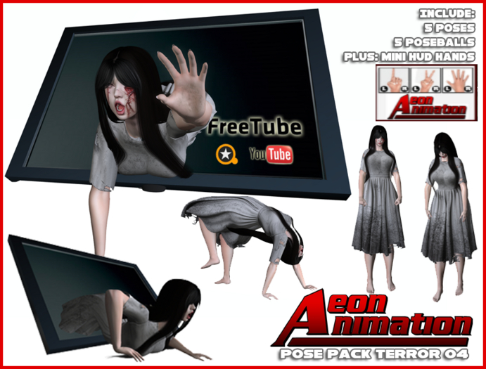  poses halloween Ring samara