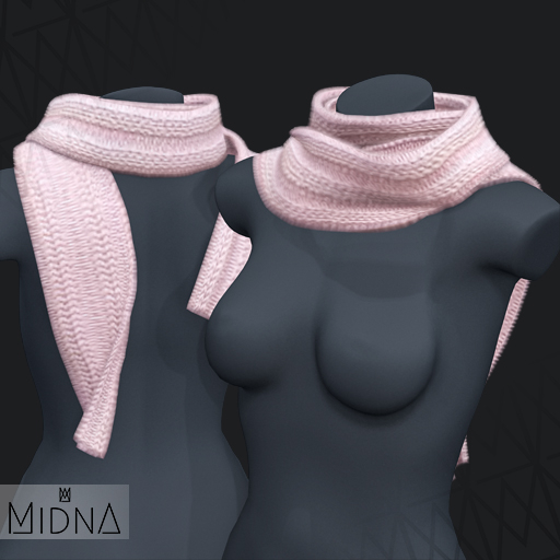 MIDNA - Thea Scarf - ROSE [ADD]