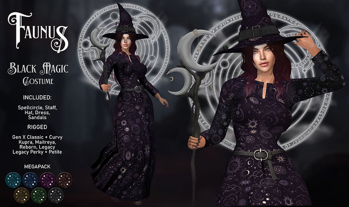 [Faunus] Black Magic Set Female // Megapack