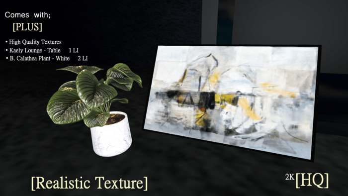 Bersav. Kaely Lounge - Calathea + Table - PLUS v1.0 (Add)