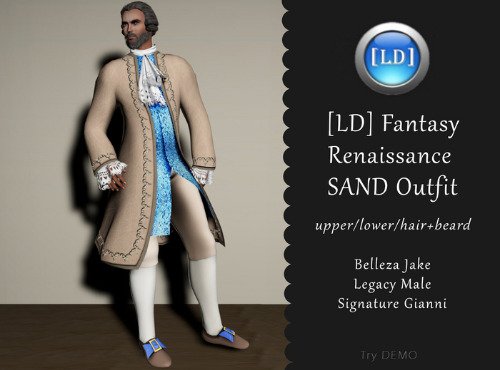 [LD] Fantasy Renaissance SAND Outfit
