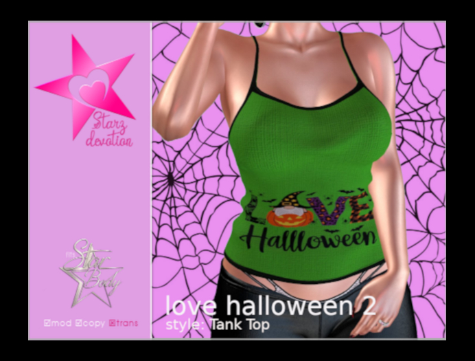 SD - love halloween tanktop 2