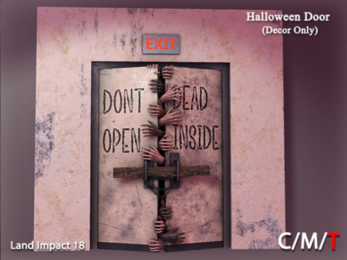 "Killer's" Halloween Door (Decor Only)