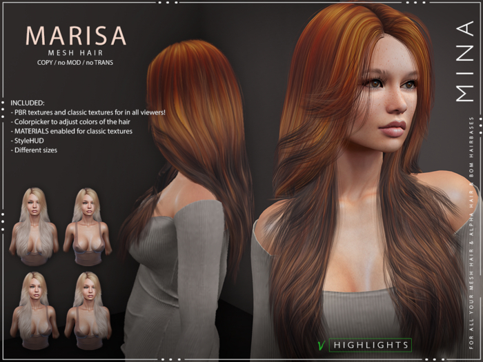 MINA Hair - Marisa - Highlights [Add to Unpack]