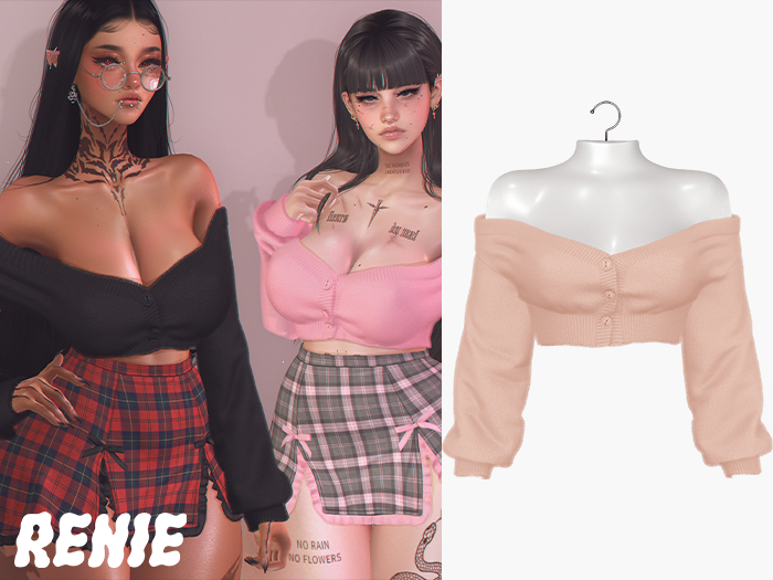 RENIE : MAYU CARDIGAN - CREAM