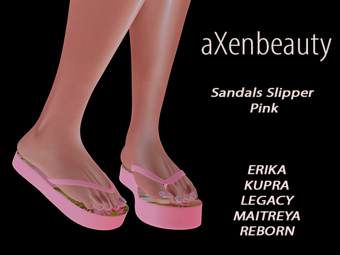 aX: Sandals Slipper Pink