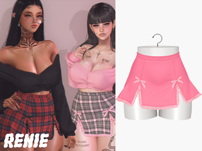 RENIE : MAYU SKIRT - PINK