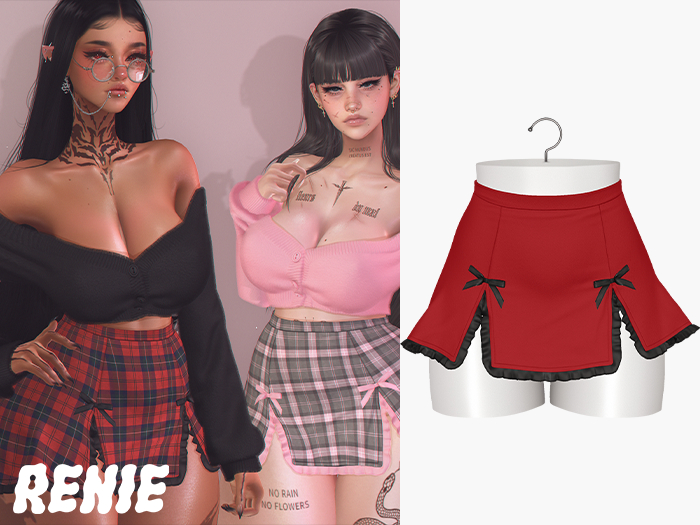 RENIE : MAYU SKIRT - RED