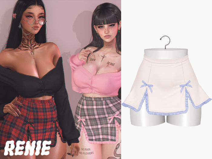 RENIE : MAYU SKIRT - WHITE