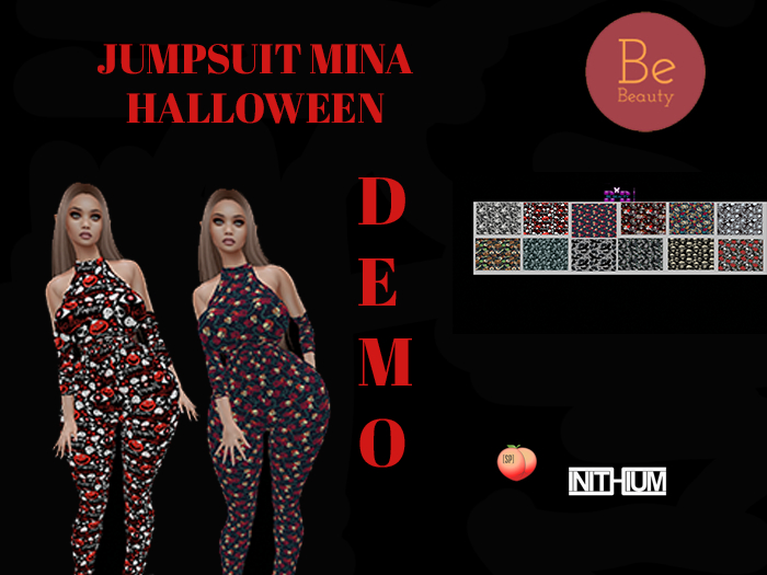 Be Beauty-JUMPSUIT MINA HALLOWEEN-K ORIGINAL&FLEX&PEACH-DEMO