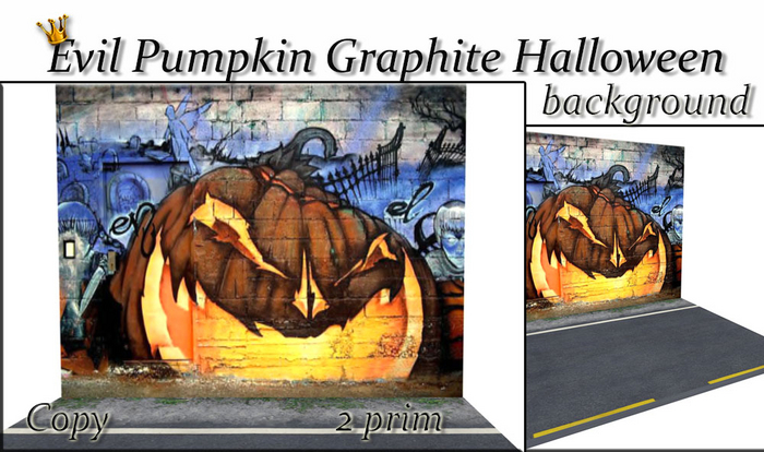 Evil Pumpkin Graphite Halloween Background  Backdrop