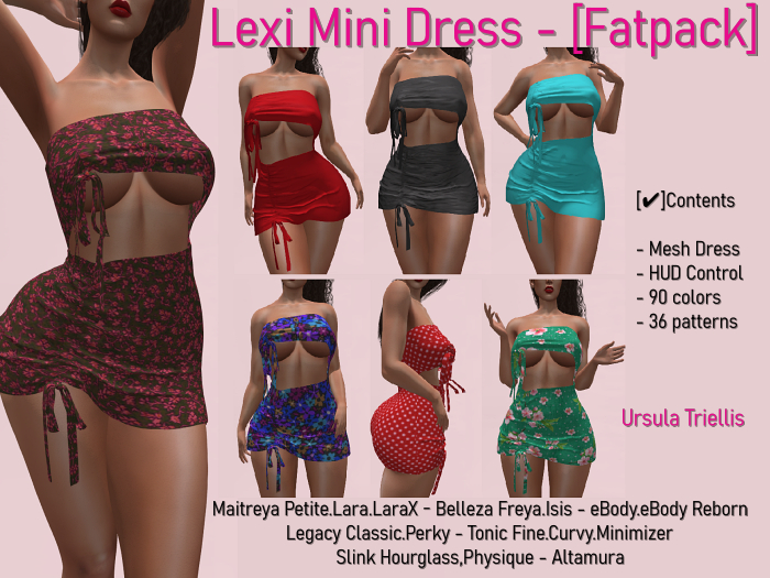 6374 Lexi Mini Dress - {Fatpack]