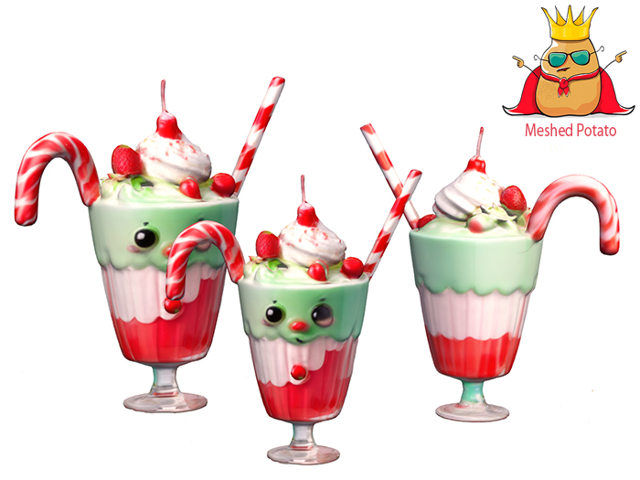 Meshed Potato - Christmas Sundae Full Perm Mesh (add)