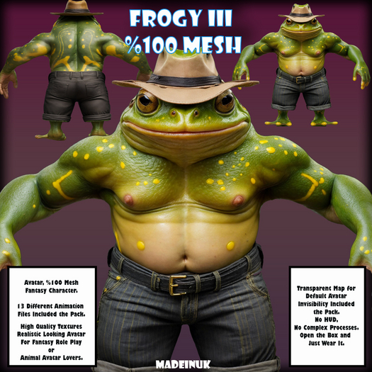 MADEINUK - Froggy III - Mesh Avatar