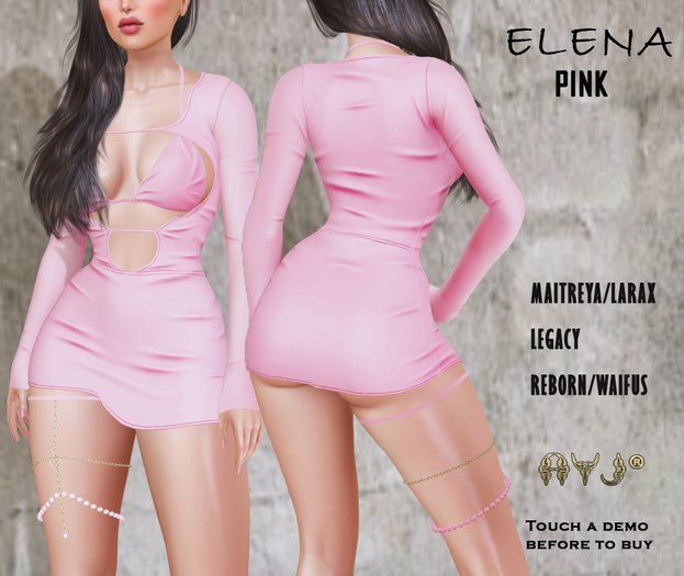 !! SEXY OUTFIT MOD. ELENA PINK !!- A&J CREATION AND FRANCHISE.