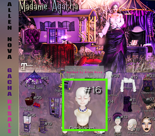 16 Agatha Necklaces - VULNUS - SALE !