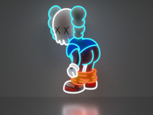 Kaws 2 neon picture Full Permission
