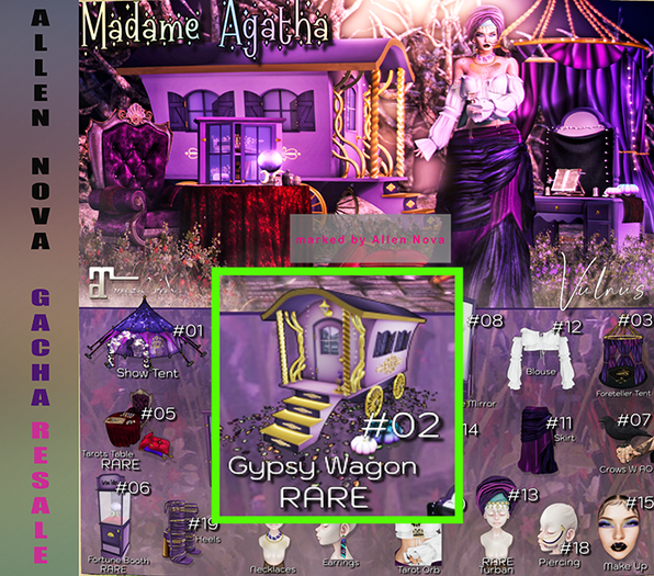 02 Agatha Wagon RARE - VULNUS - SALE !