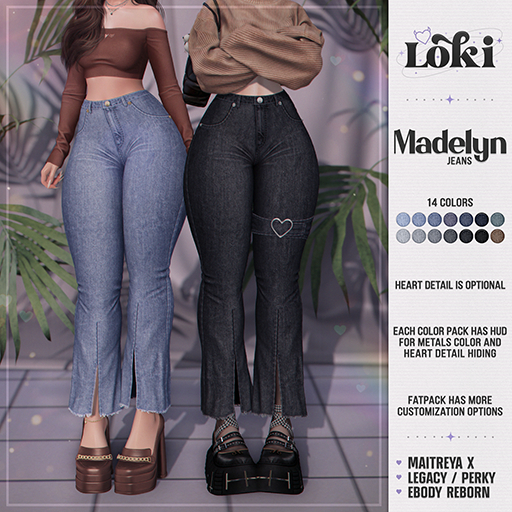 Loki - Madelyn Jeans - FATPACK