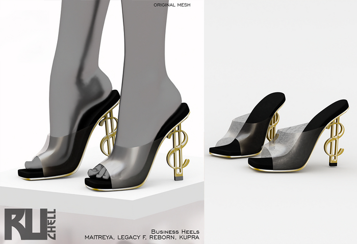 Ruchell: Business Heels // Black