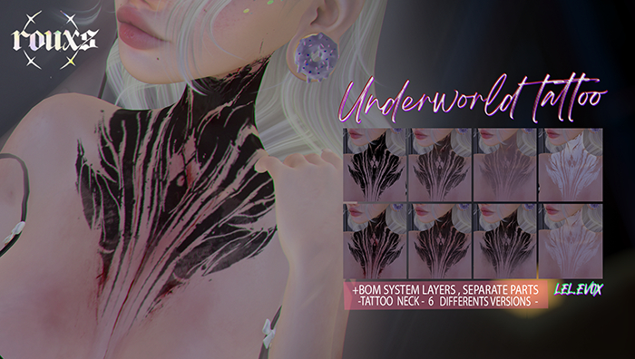 -ROUXS - underworld tattoo neck -