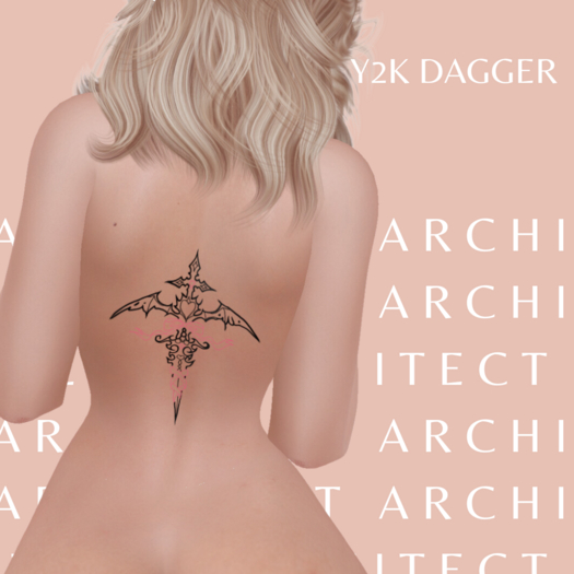 Y2K / Dagger Tattoo