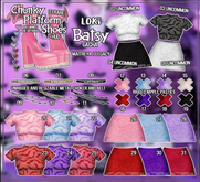 01.RARE Loki - Batsy GACHA - Chunky Platform Shoes - Maitreya