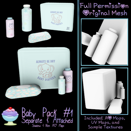 [Sherbert] Full Perm Baby Pack #1 (ADD)