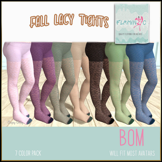 F} BOM Package Fall Lacy Tights