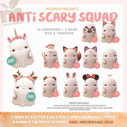 MishMish - Anti Scary Squad - Unicorn [Boxed] RARE