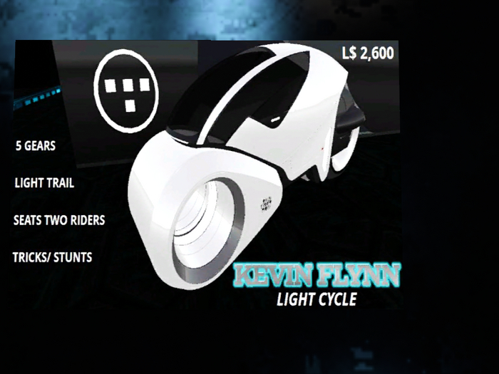 WHITE LIGHT BIKE