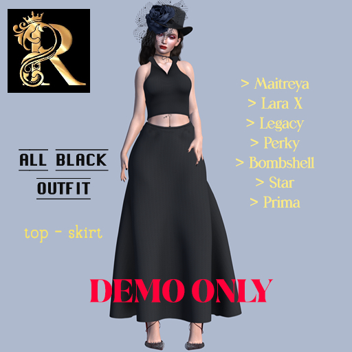 R&R All Black Outfit DEMO