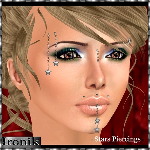Ironik Kitties + Stars Piercing +