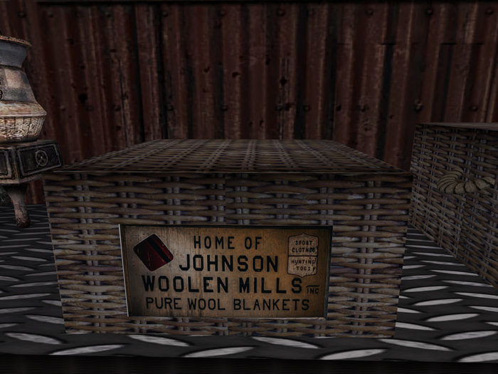 rattan wool mill crate
