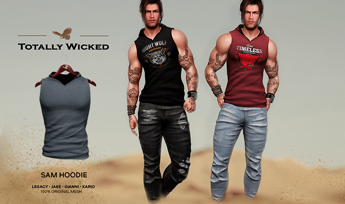 Totally Wicked - Sam hoodie_C19