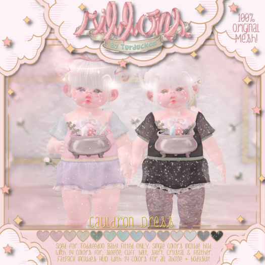 {Ribbons} Cauldron Dress - Rose {Box}