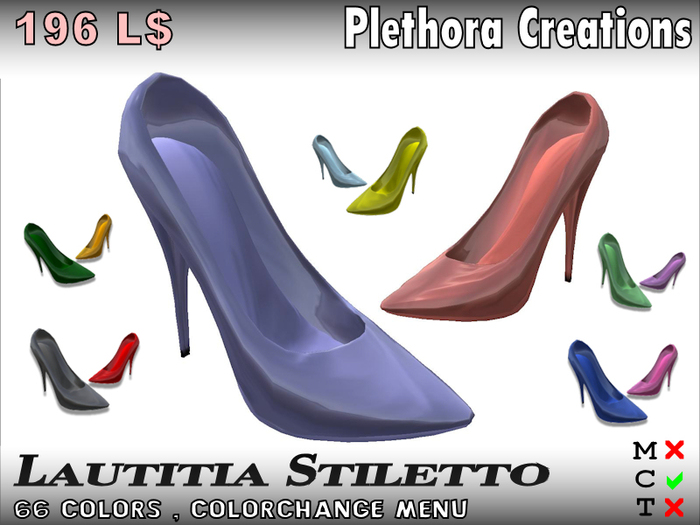 Lautitia Stiletto's All colors